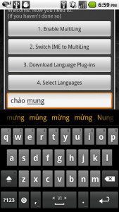 اسکرین شات برنامه Vietnamese Keyboard Plugin 2