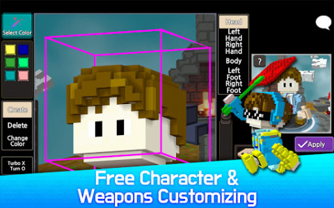 اسکرین شات بازی Hero Craft : Weapon, Character Skin Craft RPG 1