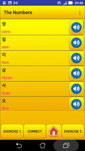 اسکرین شات برنامه Learning Korean language (less 2