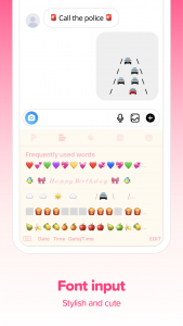 اسکرین شات برنامه PlayKeyboard - Fonts, Emoji 2