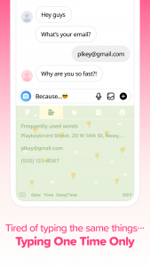 اسکرین شات برنامه PlayKeyboard - Fonts, Emoji 5