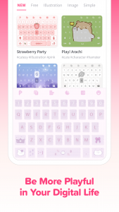 اسکرین شات برنامه PlayKeyboard - Fonts, Emoji 1