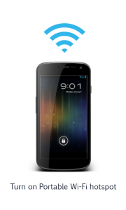 اسکرین شات برنامه Portable Wi-Fi hotspot Free 1