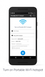 اسکرین شات برنامه Portable Wi-Fi hotspot Free 4
