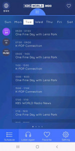 اسکرین شات برنامه KBS WORLD Radio On-Air 4