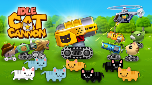 اسکرین شات بازی Idle Cat Cannon 2