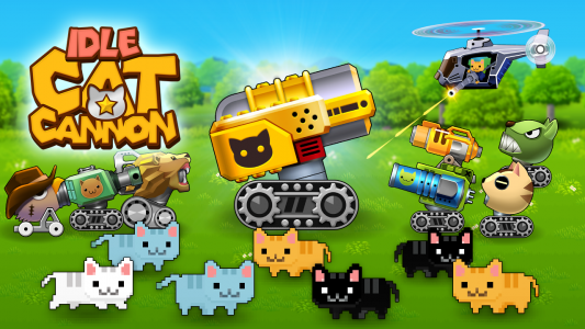 اسکرین شات بازی Idle Cat Cannon 3