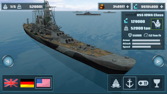 اسکرین شات بازی Warship War :Navy Fleet Combat 1