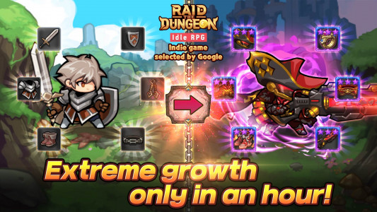 اسکرین شات بازی Raid the Dungeon : Idle RPG 3