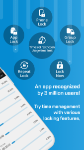 اسکرین شات 2 برنامه UBhind(App lock/Screen time)