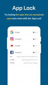اسکرین شات 4 برنامه UBhind(App lock/Screen time)