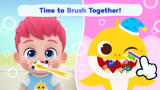 اسکرین شات 1 برنامه Pinkfong Baby Shark: Kid Games