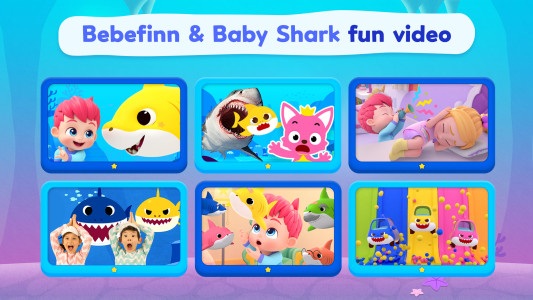اسکرین شات 6 برنامه Pinkfong Baby Shark: Kid Games