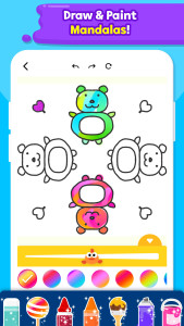 اسکرین شات 5 برنامه Baby Shark Coloring Book: Kids