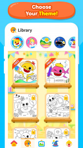 اسکرین شات برنامه Baby Shark Coloring Book 2