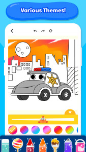 اسکرین شات 4 برنامه Baby Shark Coloring Book: Kids