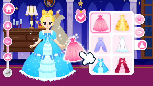 اسکرین شات 4 برنامه K-pop Princess Dress Up Game