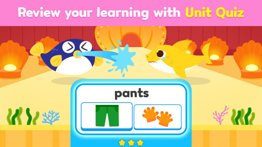 اسکرین شات 4 برنامه Baby Shark English: ABC Games