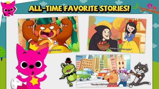 اسکرین شات برنامه Pinkfong Kids Stories 2