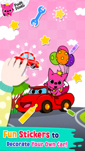 اسکرین شات برنامه Cars Coloring Book PINKFONG 3