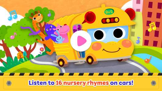 اسکرین شات برنامه Baby Shark Car Town: Kid Games 1