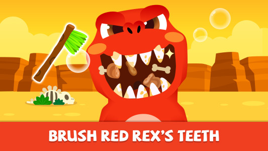 اسکرین شات 2 برنامه Pinkfong Dino World: Kids Game