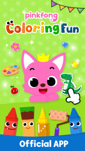 اسکرین شات برنامه Pinkfong Coloring Fun for kids 1