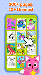 اسکرین شات 6 برنامه Pinkfong Coloring Fun for kids
