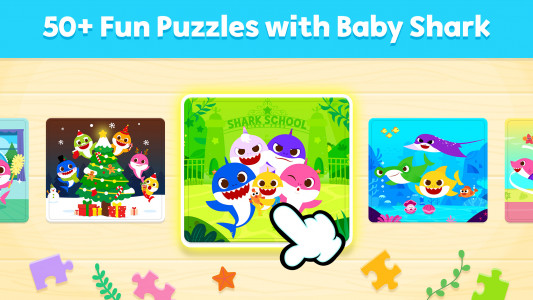 اسکرین شات 6 برنامه Baby Shark Jigsaw Puzzle Fun