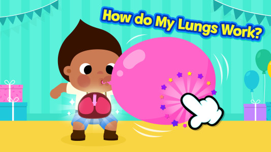 اسکرین شات 1 برنامه Pinkfong My Body: Kids Games