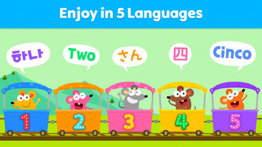 اسکرین شات 5 برنامه Pinkfong 123 Numbers: Kid Math