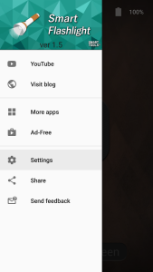 اسکرین شات 6 برنامه Smart Flashlight