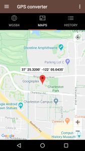 اسکرین شات 2 برنامه GPS coordinate converter