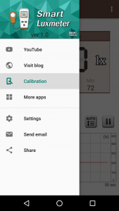 اسکرین شات برنامه Smart Luxmeter 4
