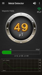اسکرین شات برنامه Metal Detector 1