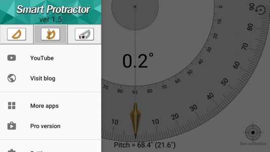 اسکرین شات برنامه Smart Protractor 4