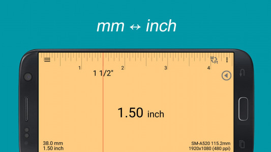 اسکرین شات برنامه Smart Ruler 4