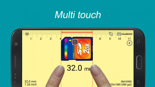 اسکرین شات برنامه Smart Ruler 3