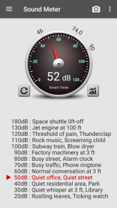 اسکرین شات برنامه Sound Meter 1