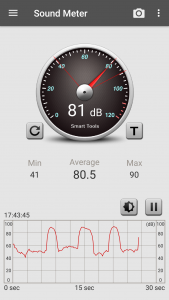 اسکرین شات برنامه Sound Meter 2