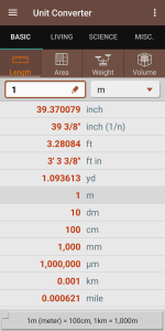 اسکرین شات 1 برنامه Unit Converter