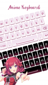 اسکرین شات برنامه Keyboard - Anime Keyboard 8