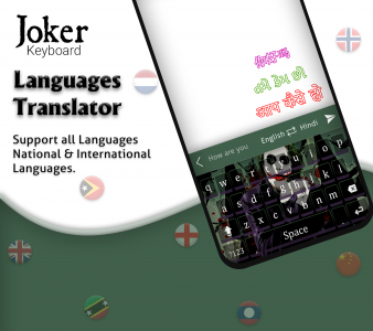 اسکرین شات برنامه Jokrt - Joker Keyboard 4