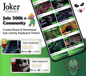 اسکرین شات برنامه Jokrt - Joker Keyboard 2