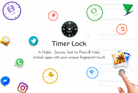 اسکرین شات برنامه Timer Lock - Timer Vault 8