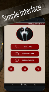 اسکرین شات بازی Ghosts  video calls and chat simulator (prank) 5