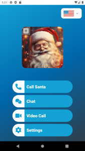 اسکرین شات برنامه A Call From Santa Prank 1