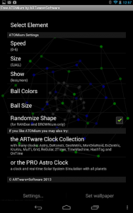 اسکرین شات برنامه ATOMium 3D Free Live Wallpaper 5