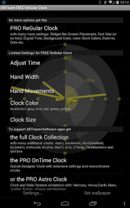 اسکرین شات برنامه ReGular Clock Live Wallpaper 4