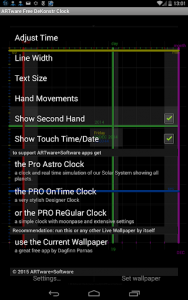اسکرین شات برنامه DeKonstr Clock Live Wallpaper 3